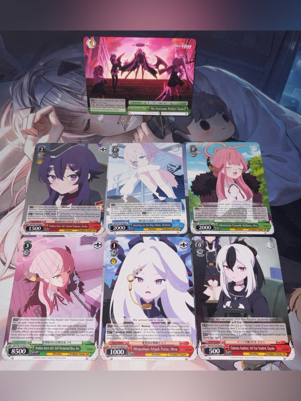 Blue Archive Weiss Schwarz card lot